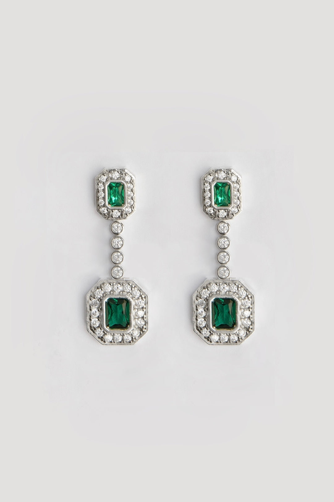 Pendientes Carrión Esmeralda