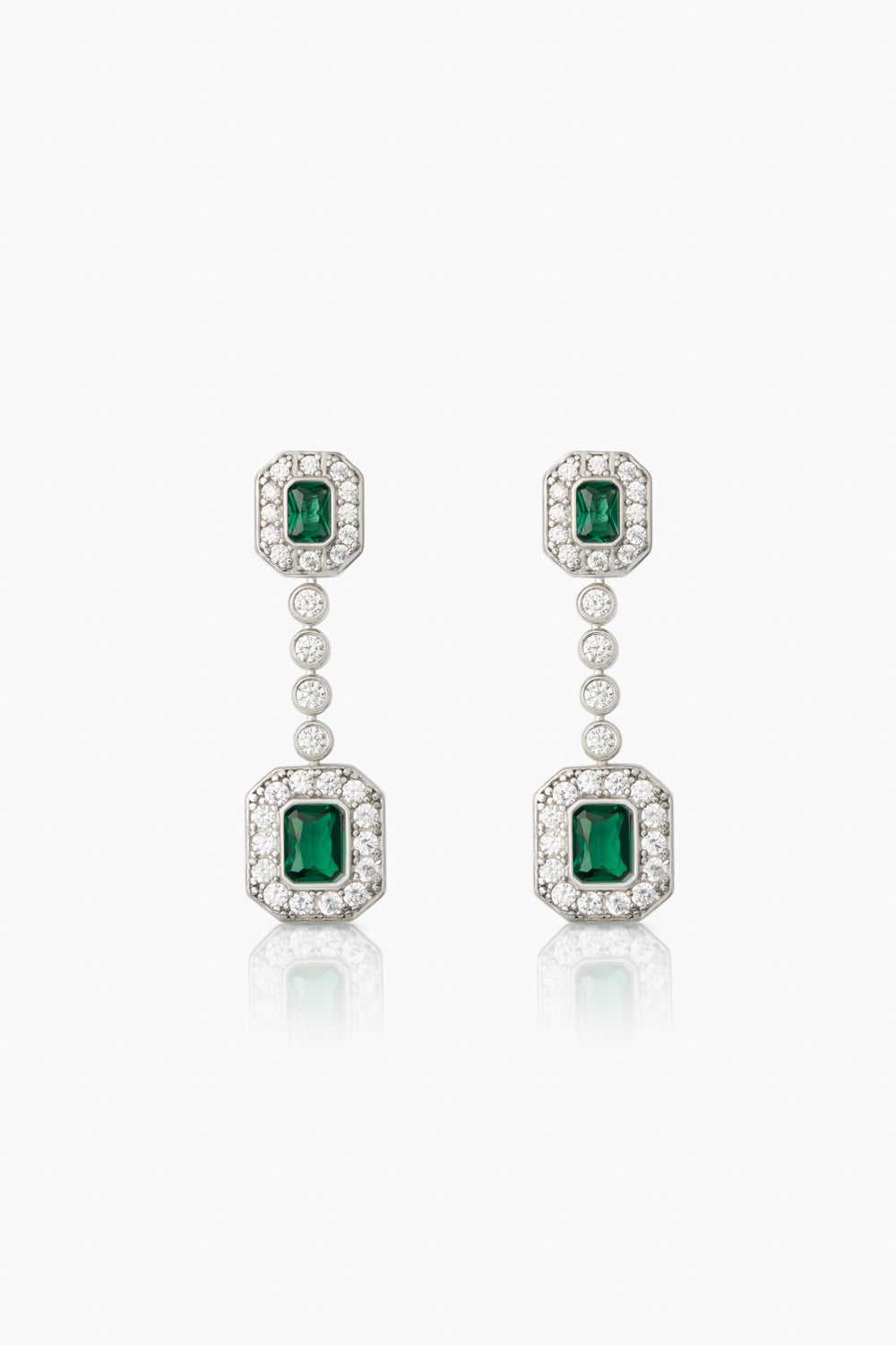 Pendientes Carrión Esmeralda